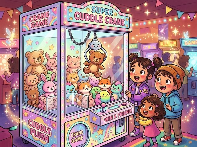 Play Claw Machine Master: Prize Catcher - an authentic arcade crane machine simulator with swaying claw physics.