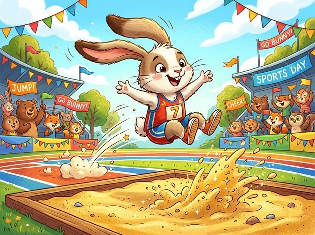 Play Long Jump Pro - an Olympic sand pit long jump sports challenge with hitch-kick extension mechanics.